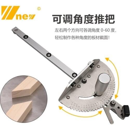 Woodworking Miter Gauge And Box Joint Jig Kit T-track Slot With Adjustable Flip Stop for Router Table Bandsaws