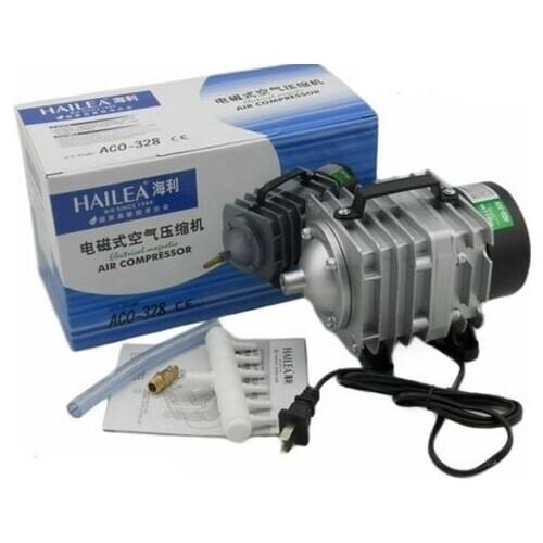 82L/min 60W Hailea ACO 328 ACO328 2-3KG roast duck inflator. Air pump compressor. Electromagnetic Oxygen machine air pump