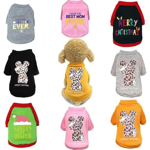 Pet Clothes Cat Dog Sweatshirt Breathable Puppy Pet Cat Velvet Pullover Coat Warm Winter Shirt Multitypes Optional
