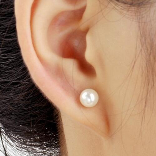 Classic Fashion Simple Pearl Stud Earrings Office Ball Round Simulated-pearl Earrings for Women Jewelry Duftgold Dropshipping