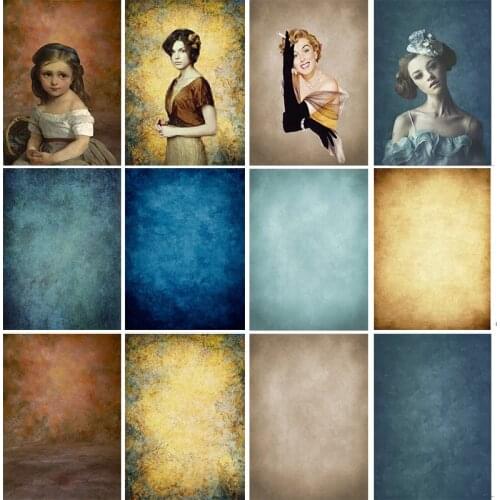 SHENGYONGBAO Vintage Gradient Photography Backdrops Props Brick Wall Wooden Floor Baby Portrait Photo Backgrounds 210125MB-54