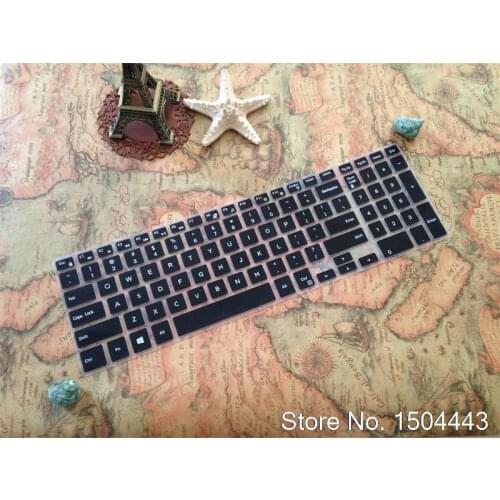Silicone laptop keyboard cover skin For Dell Inspiron 17 7000 Series 2016 2017 2-in-1 17.3" 17-7000 5767 I7779 7559 5577
