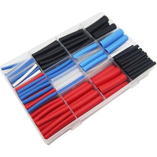 275pcs heat shrinkable Tube Assorted kit Electrical Connection wire cable Shrinking sleeve Insulated Waterproof 3:1 Shrink wrap