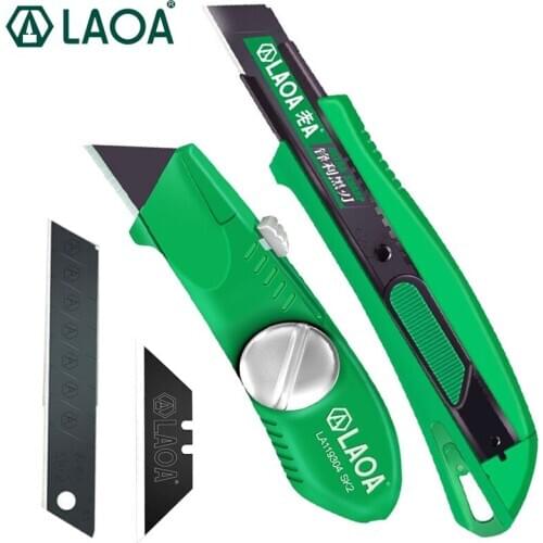 LAOA Sliding Blade Knife Trapezoidal Knife Tool High quality Art Cutter Wall Paper Cutting Multifunction Adjustable cutter