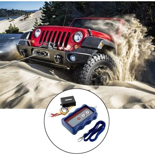 12V 50ft Smart Winch Wireless Remote Control Switch Set G Universal Indicator Light for Truck ATV