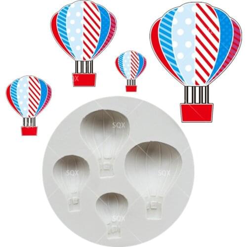 Hot Air Balloon Design Fondant Cake Baking Molds,Cake Decorating Tools Pastry Tools Kitchen AccessoriesSQ16287