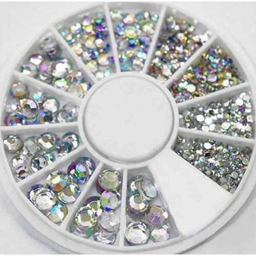 High Light Crystal Diamonds Dazzling Tips Nail Sticker Sequins Colorful Glitter Nail Art Decoration Beauty Accessories *T