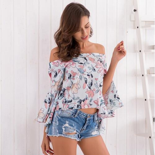 Женские рубашки с принтом Yasemeen China At AliExpress