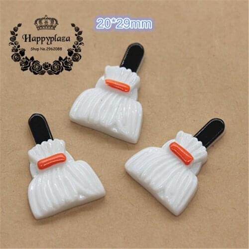 10pcs Resin Halloween The Wizard Broom Flatback Cabochon Miniature Art Supply Decoration Charm Craft,20*29mm