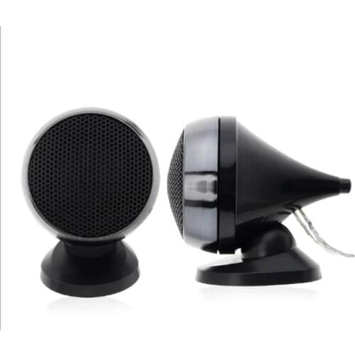 2Pcs 120W 12V Car Tweeter Universal High Efficiency Loudspeaker 4Ohm 92DB Audio Sound