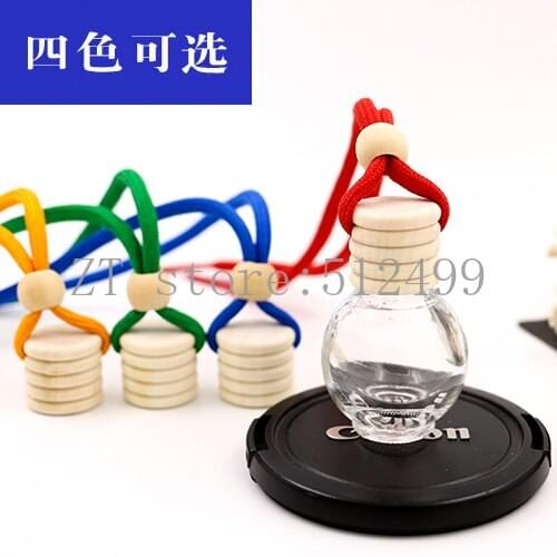 50pcs/lot 10ml Empty Smell of Perfume Pendant Car Accessories Pendant In Addition To Perfume Bottle Oil Car Perfume Bottles Car