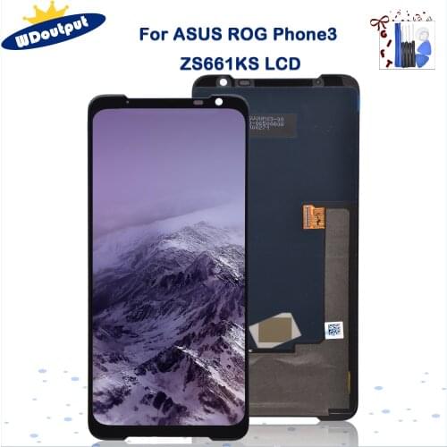 Original New LCD Display Screen For Asus ROG Phone 3 ZS661KS LCD Display Touch Screen Digitizer Assembly For Asus ZS661KS LCD