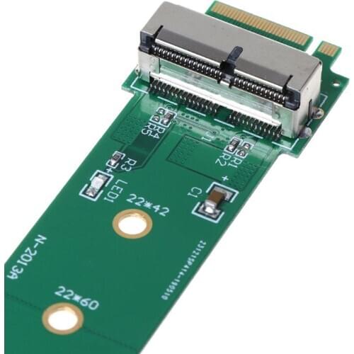 For MacBook Air Pro 12+16 Pins SSD to M.2 Key M (NGFF) PCI-e Adapter Converter Card for PC Computer Accessories LX9B