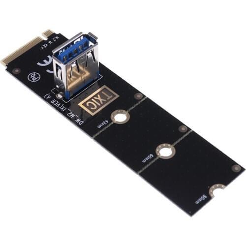 NGFF M.2 to USB3.0 Converter Adapter Graphic card Extender Card M.2 NGFF to PCI-E X16 Slot Transfer Card for Mining Riser Card