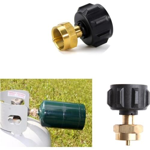 Safest QCC1 Regulator Valve Propane Refill Adapter for Steel Propane Cylinder With Fits All 1 LB Throwaway Disposable Cylinder