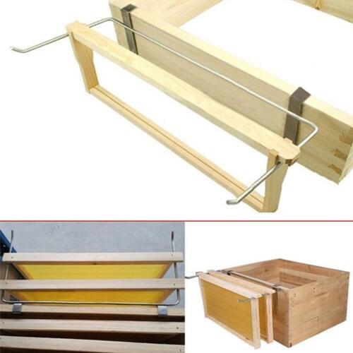 Beekeeper Stainless Steel Beekeeping Frame Holder Bee Hive Perch Side Mount Tool