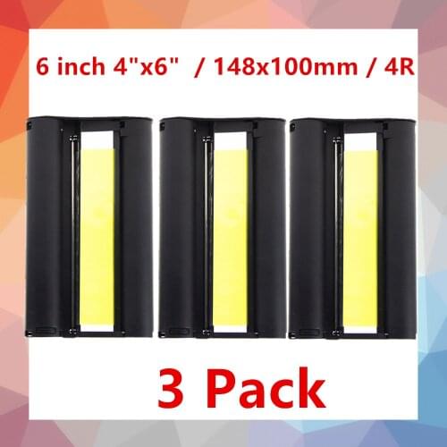 For Canon SELPHY CP1200 CP1300 CP910 CP900 CP820 ES1 ES2 ES30 CP100 CP200 CP300 CP400 CP500 CP600 CP700 CP720 ink paper 6" 6inch