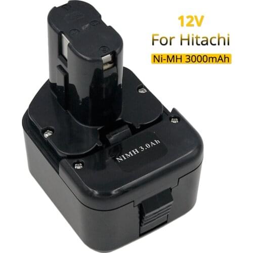 DS12VDF3 Power Tools Replacement Battery 12V 3000mAh Ni-MH for Hitachi rechargeable battery EB1212S EB1214S EB1226HL EB1230HL