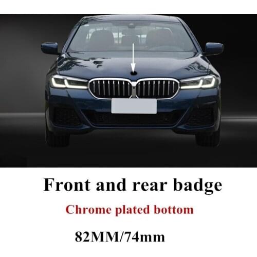 1pcs 82mm/74mm Car Emblem Badge Hood Front Rear Trunk Logo for E46 E39 E38 E90 E60 Z3 Z4 X3 X5 X6 P/N.51148132375