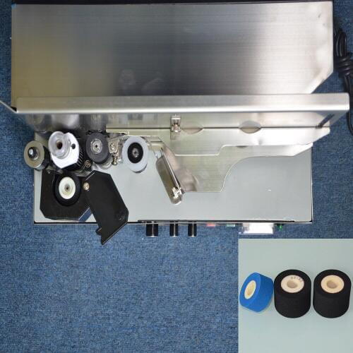 Hot sale thermal transfer printer code ink roller on pharmacy and food industry with 12 pcs hot roll samples