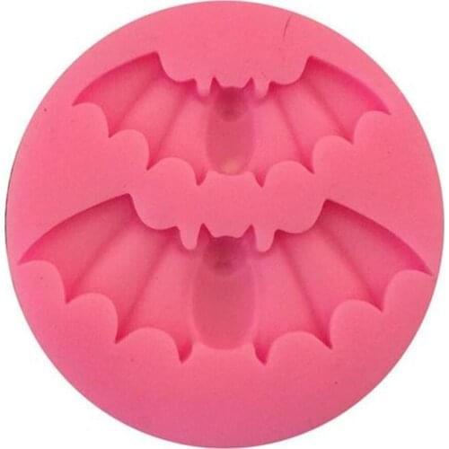 DIY Tools about Halloween Large&Small two Bats Cartoon Animals Liquid Silicone Cake Mold/Pastry Mould/Jello Pudding/Chocolate