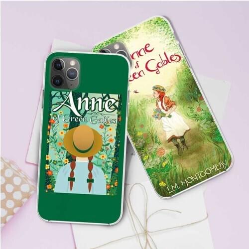 Anne of Green Gables Cartoon illustration Cases For iPhone X XR XS Max 7 8 Plus Soft Transparent Covers 11 Pro Max SE 2020 Coque