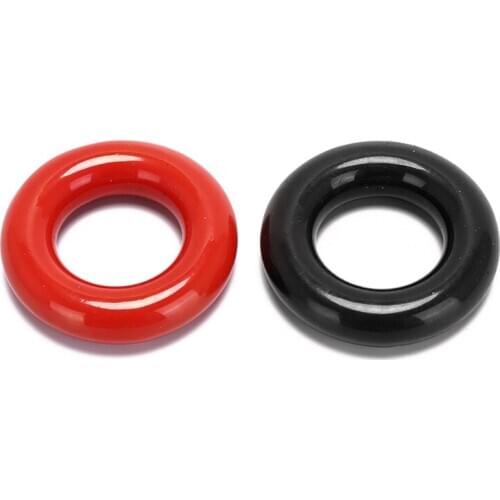 NEW Outer diameter 6cm Metal Round Weight Power Swing Ring for Golf Clubs Warm up Golf Training Aid Black & Red Golfing Weighted
