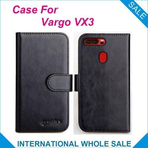 Original! Vargo VX3 Case 6 Colors High Quality Flip Leather Wallet Case For Vargo VX3 Cover Slots Phone Bag