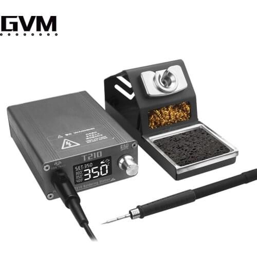 GVM T210 Soldering Station Digital Display Automatic Sleep Adjustable Temperature Professional Mobile phone Repair Welding Tool