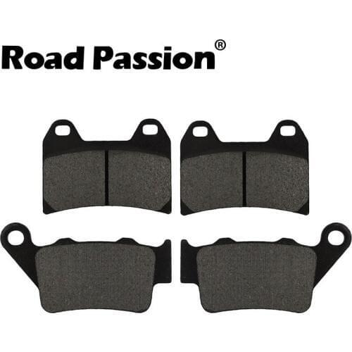 Road Passion Motorcycle Front and Rear Brake Pads For YAMAHA STREET BIKES XT660X XT 660 X Supermoto (2004-2016)