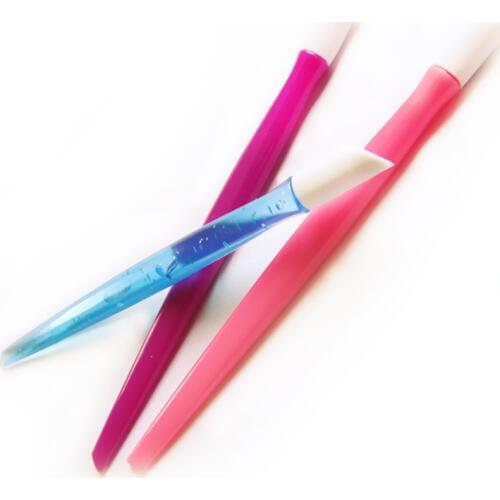 100Pcs/lot Nail Plastic Stick Pedicure Manicure Professional Care Tools Smooth Safety polish nail effectively exfoliate