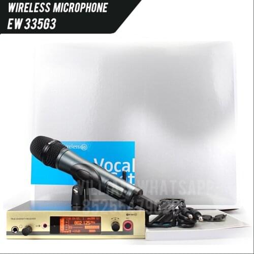 Professional Wireless Microphone EW 300G3 335G3 Cordless Microphone System with E835 Handheld, Lapel or Headset Mic G3