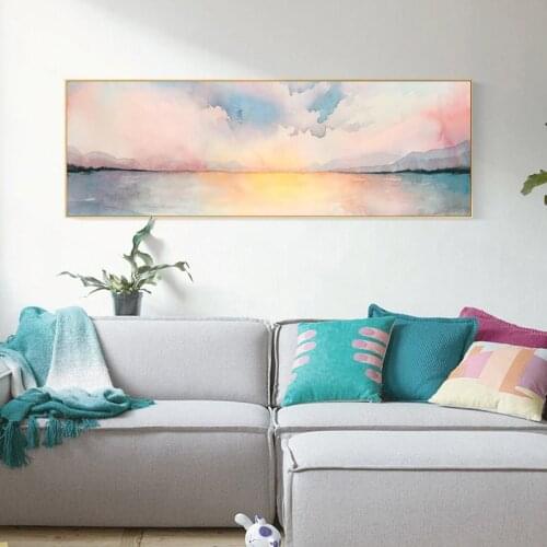 Modern Abstract Scene Prints Wall Art Canvas Paintings Nordic Poster Pictures for Sofa Background Home Decorative