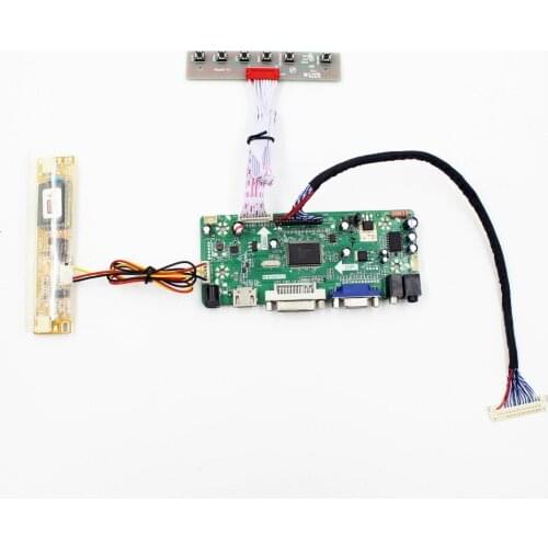NT68676 Universal VGA DVI Audio HDMI-compatible controller for 20 inch M200O1-L02 1600X900 2CCFL LVDS Monitor for Raspberry Pi