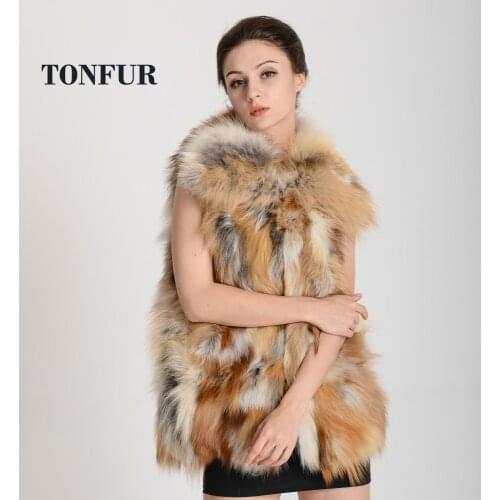 Women New Arrival Real Fox Fur Coat Genuine Natural Fox leopard fur Jacket for Classical Coat Free Shipping TFP302