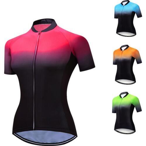 UFOBIKE Women Cycling Jersey 2019 Bike Clothing Bicycle Tops Short Sleeve CoolMax MTB Sportswear