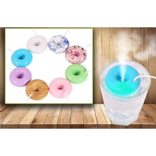 1 pcs usb office desktop mini humidifier portable air purifier creative donut humidifier Mini sprayer