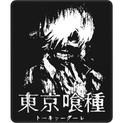 Tokyo Ghoul Kaneki Ken Black And White Vintage Mouse Pad Non-Slip Mouse Mats Rubber Gamer Computer Laptop Pad