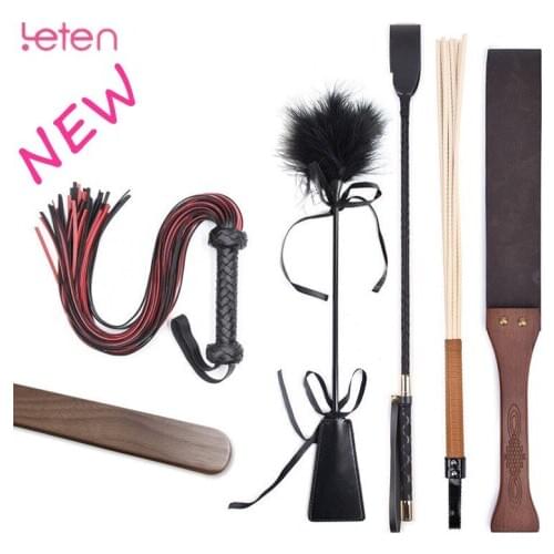 Sex Toy Erotic Fetish Spanking BDSM PU Leather Whip Flogged Whip Adult Bdsm Sex Slave Games Whip Sex Couples SM Games Toys