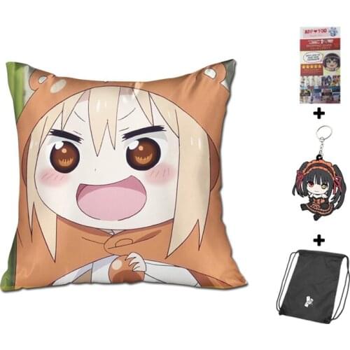 Hobby Express Umaru Himouto Square Anime Dakimakura Japanese Pillow Cover GZFONG453