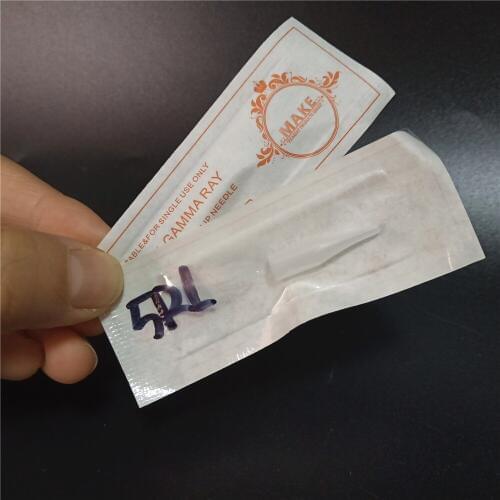50 pcs 1RL 3RL 5RL 3F 5F tattoo needle disposable needle cap permanent makeup eyebrow and lip machine trumpet