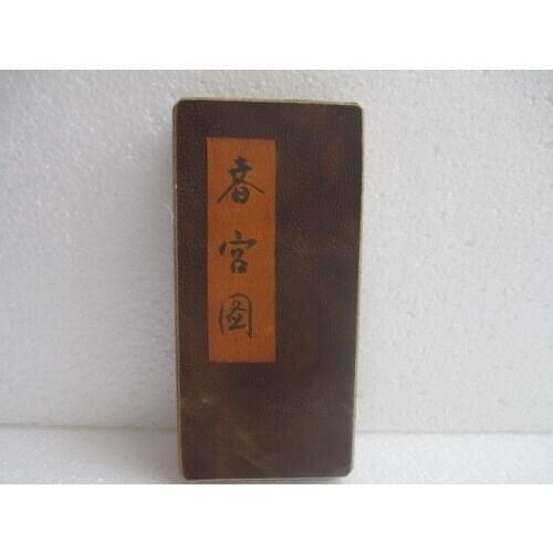 FINE CHINA OLD FOLD PAINTING ALBUM ANTIQUE FOLK TRADITIONAL COUPLES BOOK RARE