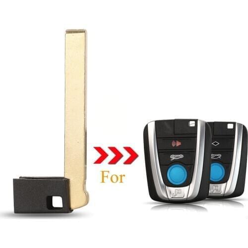 Kutery 10pcs Remote Car Smart Key Keyless Emergency Insert Uncut Blade Blank For BMW i3 i8 Series 2014 2015 2016 2017