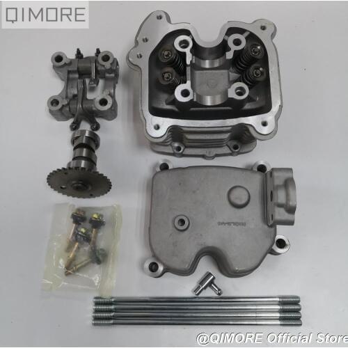 Performance 4-valve 4 valves 4V cylinder head kit for Scooter 152QMI 1P52QMI 157QMJ 1P57QMJ GY6 125 GY6 150