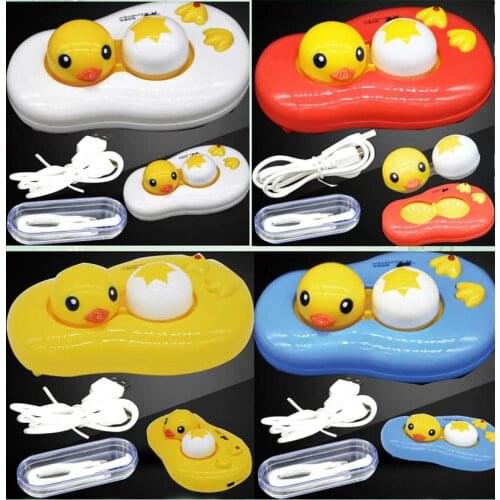 Cleaning contact lens storage box electric cleaner cartoon pattern