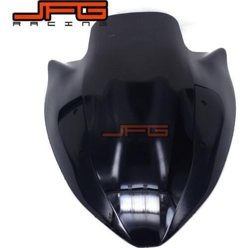 Black Windscreen Windshield For Kawasaki Z1000 Z 1000 2003 2004 2005 2006 Motorcycle