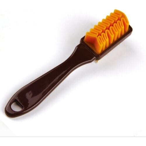 2-Sided Cleaning Brush Rubber Eraser Set Fit for Suede Nubuck Shoes Steel + plastic + rubber Boot Cleaner