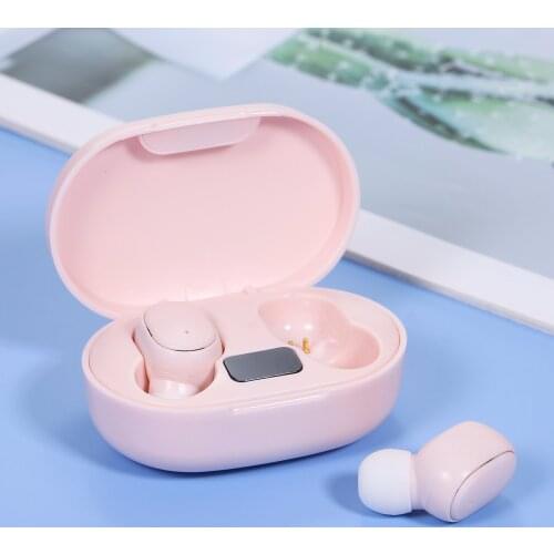 New E6S HiFi Music TWS Earbuds BT5.0 Wireless Sports Headphones IPX4 Waterproof Stereo Music Earphones Noise Reduction with Mic