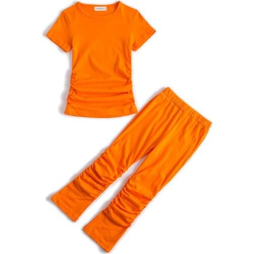 Clothing Cotton Baby Clothes Set Girl Clothing Lilttle Girl Clothes Sets Kids Girl Stacked Pants Kid Clothing Set