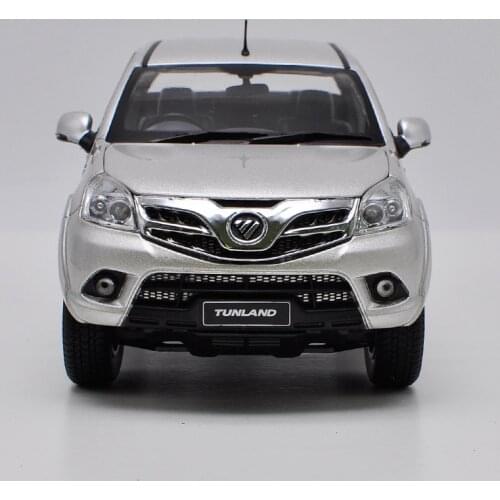 Original factory 1:24 Scale silver Diecast Foton Tunland Pickup Truck Model with small gift